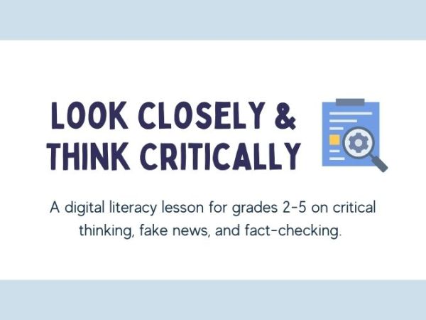 Look Closely and Think Critically: Lesson 2